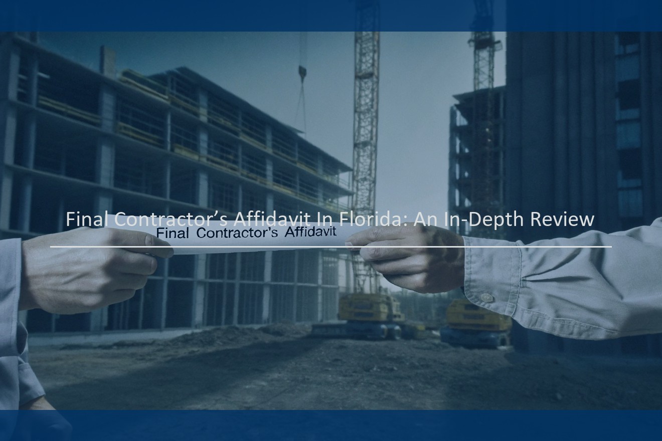 Final Contractor’s Affidavit In Florida: An In-Depth Review