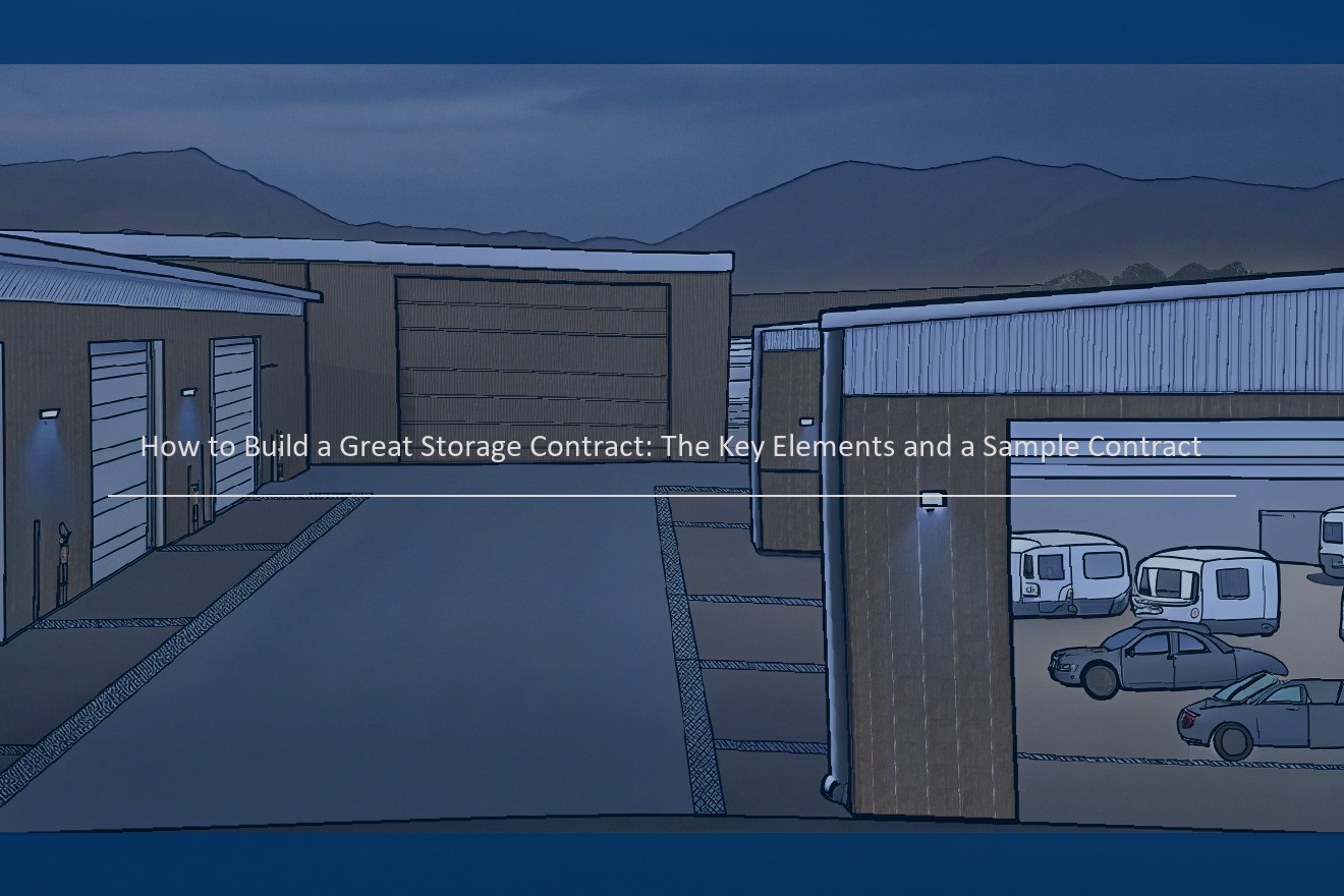How to Build a Great Storage Contract: The Key Elements and a Sample Contract