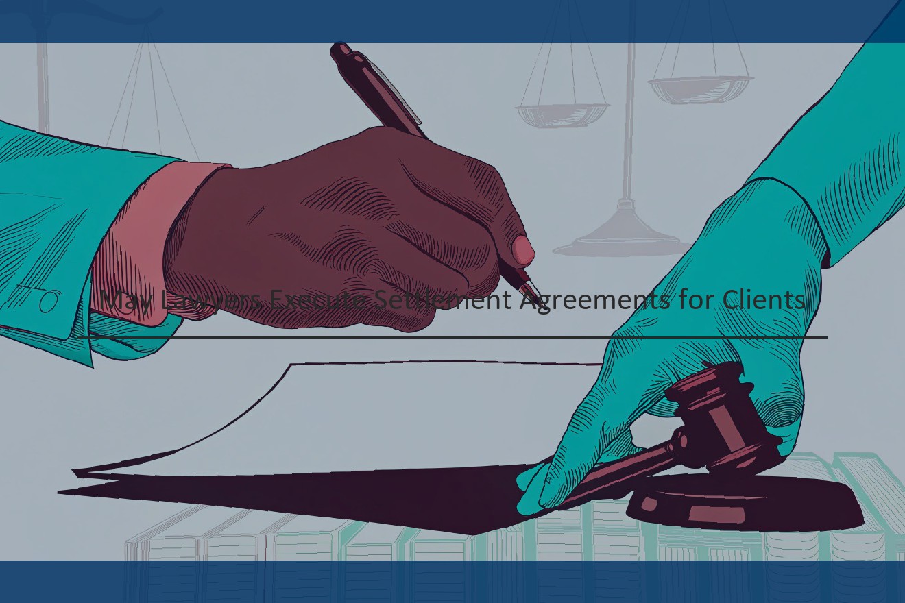 May Lawyers Execute Settlement Agreements for Clients